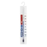TFA Dostmann Thermometer für Kühlschrank oder Gefrierschrank, 14.4000, mit...