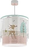 Dalber kinderlampe Pendelleuchte Hängelampe Loving Deer Reh Tiere , Polypropylen (PP) , Rosa