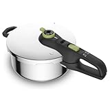 Tefal Secure Trendy Schnellkochtopf Induktion 4l, 2-Stufen-Garregler:...