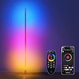 YELUFT LED Stehlampe RGBW Ecklampe 16 Millionen Farbwechsel Dimmbar Standleuchte mit Fernbedienung...