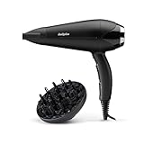 BaByliss Haartrockner Turbo Smooth – 2200 W leistungsstarker Föhn, großer Diffusor,...