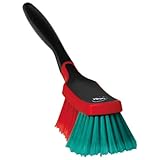 Vikan 525252 Multibürste/Felgenbürste, 310 mm x 290 mm, Weiche gesplisste Borsten, Schwarz –...