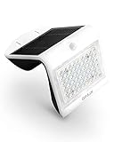 GINUX® Solarlampen für außen mit Bewegungsmelder | Aussenlampe mit bewegungsmelder aussen 56 LED...