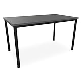 Schreibtisch u. Besprechungstisch mit schwarzem Tischgestell | Konferenztisch Bürotisch...