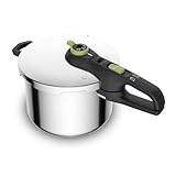 Tefal Secure Trendy Schnellkochtopf induktion 6l, 2-Stufen-Garregler:...