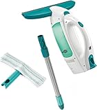Leifheit Fenstersauger Set Dry & Clean mit Stiel und Einwascher für 360°...
