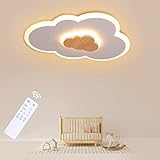 FANLG LED Deckenlampe Kinderzimmer Lampe Deckenleuchte LED Wolkenlampe Deckenlampe dimmbar mit...