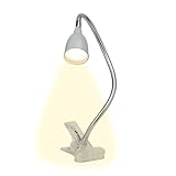 BRILLIANT Lampe Anthony Schreibtischlampe eisen/titan – verstellbare Klemmlampe - LED Tischlampe -...