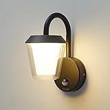 CELAVY Aussenlampe Außenlampe mit Bewegungsmelder - LED Außenleuchte Aussenleuchte Wand Anthrazit,...