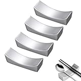 Bogoro Essstäbchen Ablagen, 4Pcs Edelstahl, Stäbchen Rest, Essstäbchen Halter für Restaurant...
