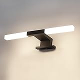 DILUMEN LED Spiegelleuchte Badezimmer Spiegellampe,28CM 5W 600LM Neutralweiß 4000K 230V...