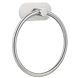 Selbstklebender Handtuchring für Badezimmer, Wandmontage Bad & Küche Handtuchhalter mit Starkem...