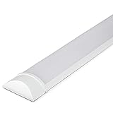 HOFTRONIC - 2er Pack LED Lichtleisten 120cm 40W Röhrenlampe Komplett 6400K Kaltweiß 4800lm Super...