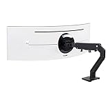 ERGOTRON HX Monitor Arm mit HD-Gelenk in Schwarz, Tischhalterung mit patentierter CF-Technologie...