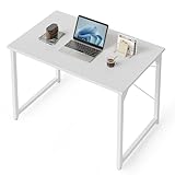CubiCubi Schreibtisch, Kleiner Computertisch, 80 x 40 x 75 cm Bürotisch, für Arbeitszimmer,...