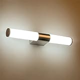 ELINKUME LED Wandleuchte Badleuchte Spiegellampe Badezimmerlampe Warmweiß 8W Badlampe Wand...