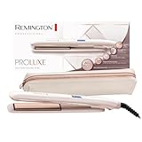 Remington Glätteisen PROluxe (OPTIheat-Technologie für lang anhaltende Styling-Ergebnisse in nur...