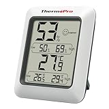 ThermoPro TP50 digitales Thermo-Hygrometer Innen Thermometer Raumthermometer mit...