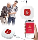 WIOONI Smart Notrufknopf für Senioren, WiFi-Hausnotruf Handy, Tuya/Smart...