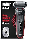 Braun Series 5 Elektrorasierer, EasyClean Rasierer Herren, Wet & Dry, Geschenk Mann, Made in...