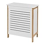 SoBuy FSS66-WN Wäschetruhe Wäschekorb Wäschesammler Wäschetonne mit Deckel Wäschebox...