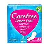 Carefree Slipeinlagen Cotton Feel Normal mit Frischeduft, 100% atmungsaktiv,...