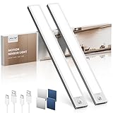Schrankbeleuchtung Led Lampe mit Bewegungsmelder - 30cm 2200mAh Unterbauleuchte Küche Licht...