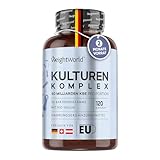 Kulturen Komplex mit 60 Mrd. KBE - 20 Bakterienstämme und Bio Inulin -120 vegane Kapseln -...