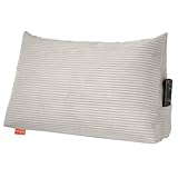 sleepling Rückenkissen Cord Optik, Keilkissen für Bett und Sofa, Lendenkissen, dreieckiges...