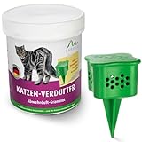 GARDIGO® Katzenschreck Granulat inklusive Beet-Stecker | 300g | Katzenschreck für Garten mit...