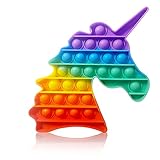 ZADAWERK® POP IT! Sensory Fidget Toy – Einhorn Regenbogen – Push Pop...