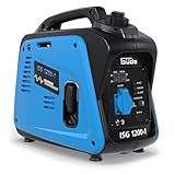 Güde Inverter Stromerzeuger ISG 1200-1 (4-Takt Motor, Benzin, 1,3/1,8 (kW/PS),...