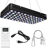 Relassy Aquarium LED Beleuchtung 150W,Dimmbare aquarium lampe mit Fernbedienung,aquarium beleuchtung...