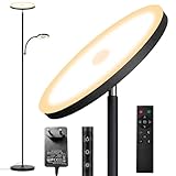 42W Stehlampe Wohnzimmer, 4200LM LED Deckenfluter mit Leselampe 2700K-6500K Stufenloses Dimmen ,...