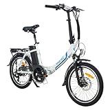 smartEC Camp-20D E-Bike Klapprad 250W Hinterradmotor Li-Ion-Akku 36V/15,6Ah 20...