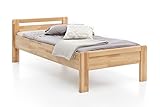 WOODLIVE DESIGN BY NATURE Massivholz-Bett aus Kernbuche, als Seniorenbett...