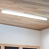 CBJKTX LED Deckenleuchte Deckenlampe Tageslicht - 90CM Tageslichtlampe Weiß Küchenlampe: 4000K...