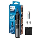Philips Nose trimmer Series 3000 Nasenhaar-, Ohrenhaar- und Augenbrauentrimmer mit...