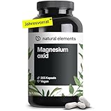 Magnesium - 365 Kapseln (Jahresvorrat) - 667mg, davon 400mg elementares Magnesium pro Kapsel -...