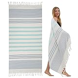 Winthome Hamamtuch Weich - Strandtuch Leicht Platzsparend, Handtuch Saugstark, Schnelltrocknend,...