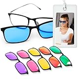 ARTZT neuro Farbbrillen Set | Farbtherapiebrille mit 6 komfortable Farbbrille...