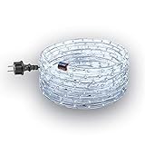 GEV 10802, LED Lichtschlauch 6m kaltweiß mit 13mm Durchmesser TLK-6MLCW