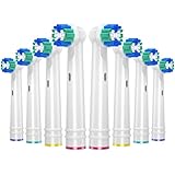 REDTRON Ersatzbürstenköpfe für Oral B, 8 Pack elektrische Zahnbürstenköpfe für Oral B Braun,...