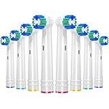 REDTRON Ersatzbürstenköpfe für Oral B, 8 Pack elektrische Zahnbürstenköpfe für Oral B Braun,...