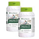 DocMorris Magnesium 250 Duo – 2 x 120 Tabletten – Hochdosiertes Magnesium – Für Muskeln,...