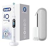 Oral-B iO Series 8 elektrische Zahnbürste, wiederaufladbar, mit 1 künstlichem Griff, 1 Bürste und...