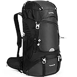 HOMIEE Wanderrucksack, 50 – 60 l, Trekkingrucksack mit Regenhülle, großer...