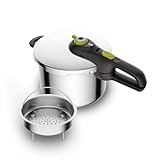 Tefal P2530738 Secure 5 Neo Schnellkochtopf 22 cm, 6 L, inklusive Korbeinsatz,...