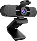 EMEET Full HD Webcam - C960 1080P Webcam mit Objektivabdeckung & Dual Mikrofon,...