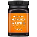 MELPURA Manuka-Honig MGO 400+ 500g aus Neuseeland mit zertifiziertem, natürlichem...